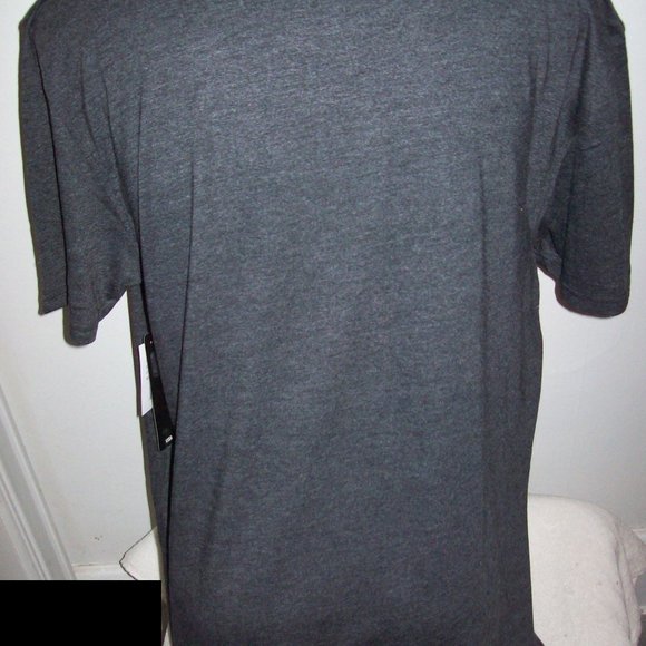 New Orleans Saints Men's 3X T-Shirt w Faded Screened Logo & Lettering DARK GRAY - Picture 2 of 6